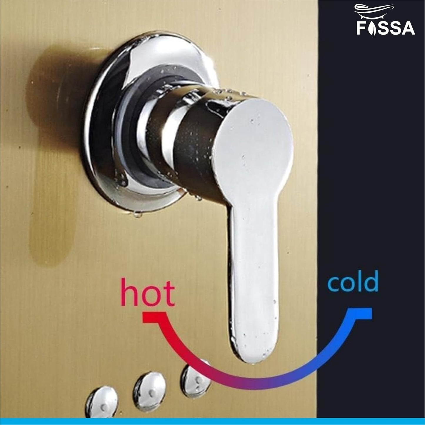Stainless Steel Shower Panel Full Set, Dual Flow Overhead Waterfall Shower, Hand Shower, Wall Mount Shower Panel For Bathrooms-1