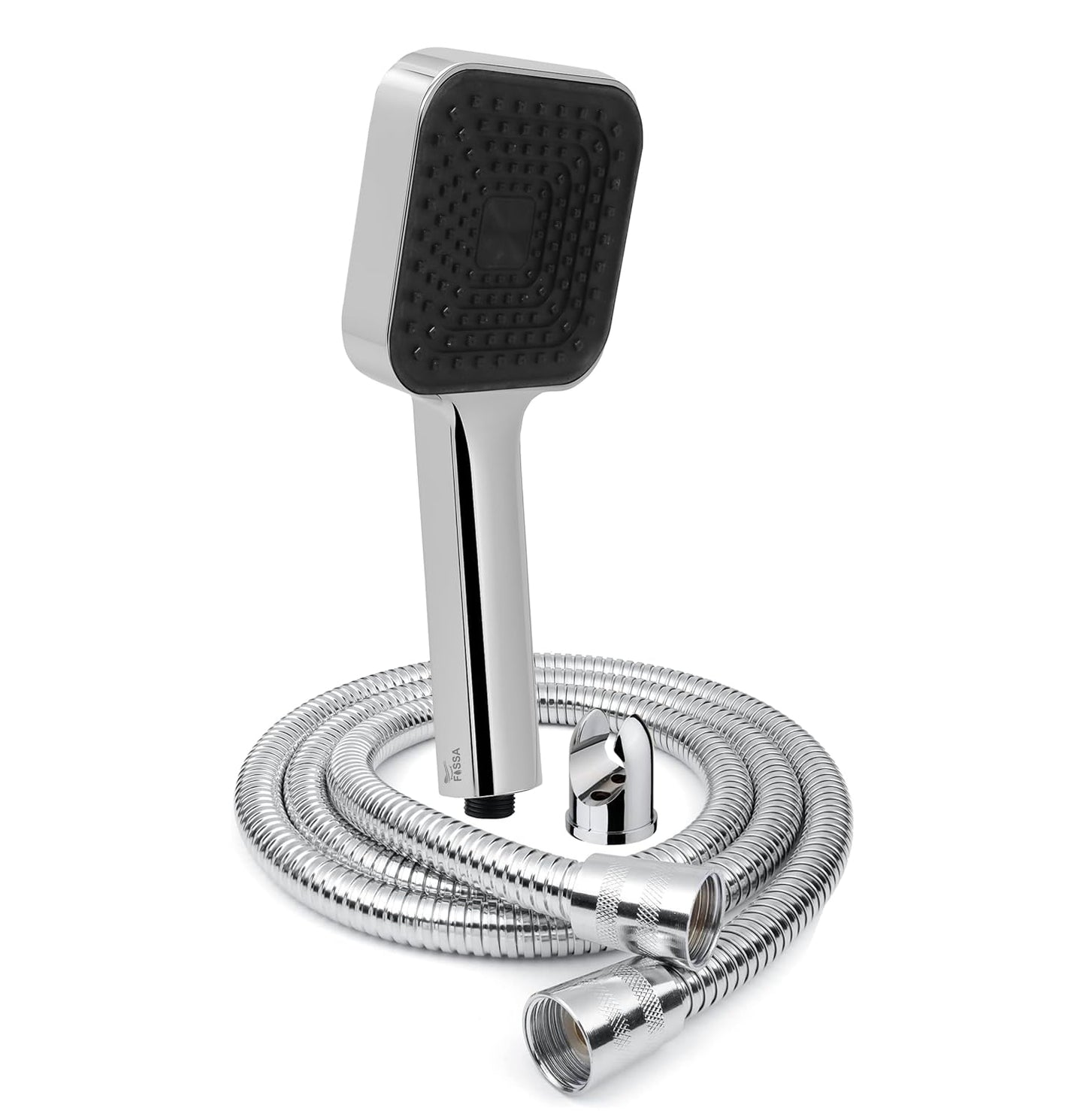 Fossa Alpha Wave Hand Shower – Handheld Shower Head with 2 Spray Modes, ABS Body, | Chrome Finish for Modern Bathrooms only hand shower-0