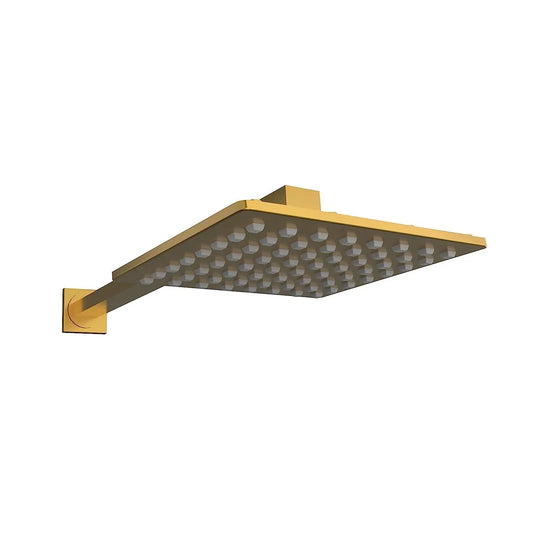Fossa 8 Inch Rainfall Shower Head Fixed Shower Head 304 Stainless Steel Rain Showers Overhead Wall Mounted, (Gold)-0