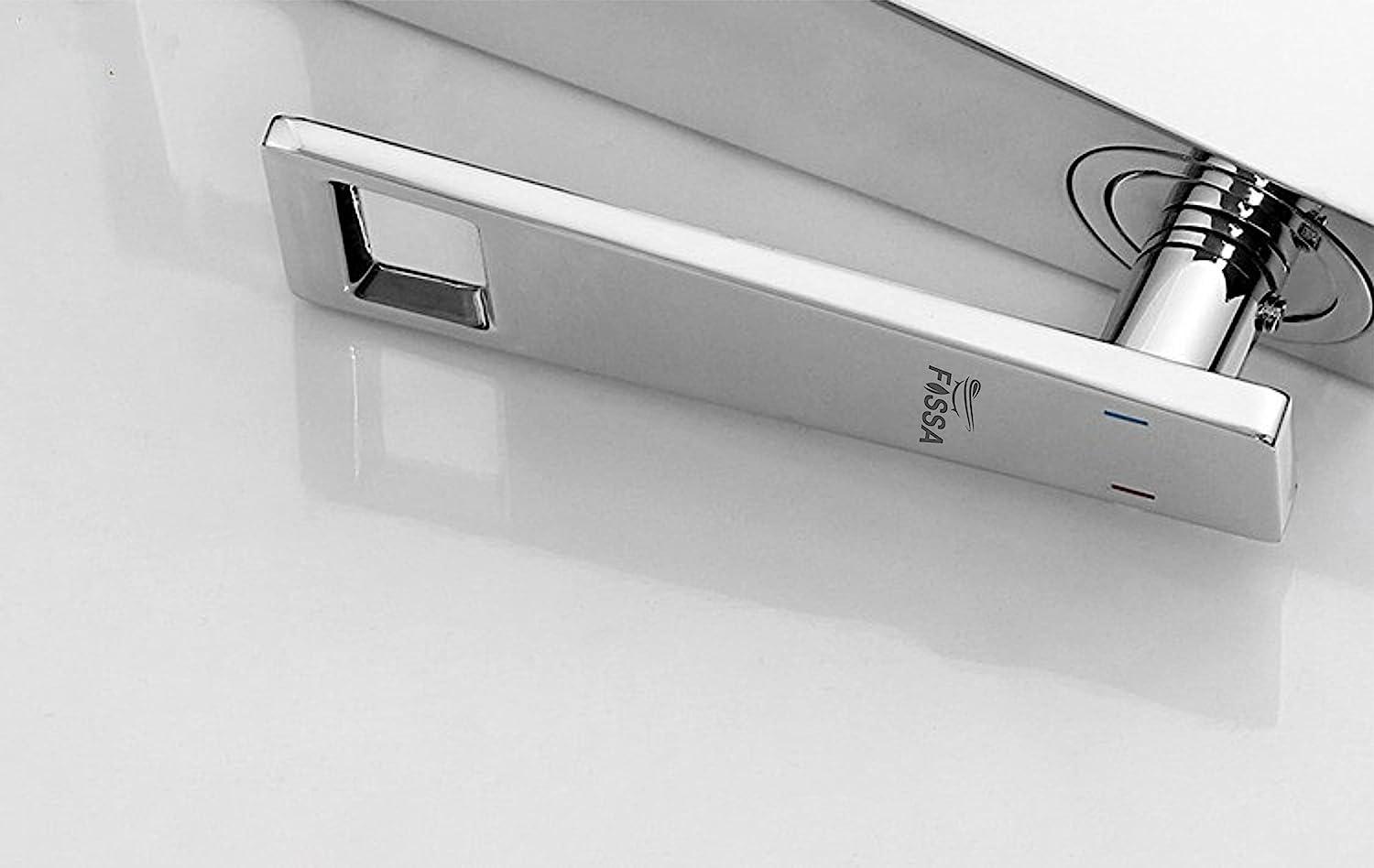 Fossa Royal Basin Taps with Single Lever Basin Mixer Faucet Chrome Finish (Deck Mount Installation Type)-3