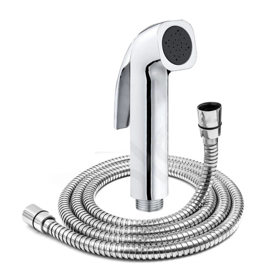 Fossa Health Faucet Bidet Sprayer for Toilet, Handheld Sprayer Cloth Diaper Sprayer Set - ABS (Chrome Finish) | (with Hose Pipe & Hook)-0