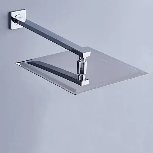 Fossa 4x4 Rain Overhead Shower Square 304 Stainless Steel Rain Showers Overhead Wall Mounted, Without Arm UOHS-001-2