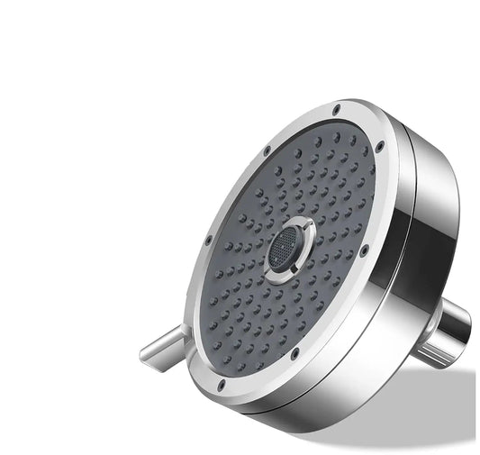 Fossa 5"x 5" Wondra 3-Spray Multifunction Overhead Shower Without Arm Wall-Mount Chrome Finish-0