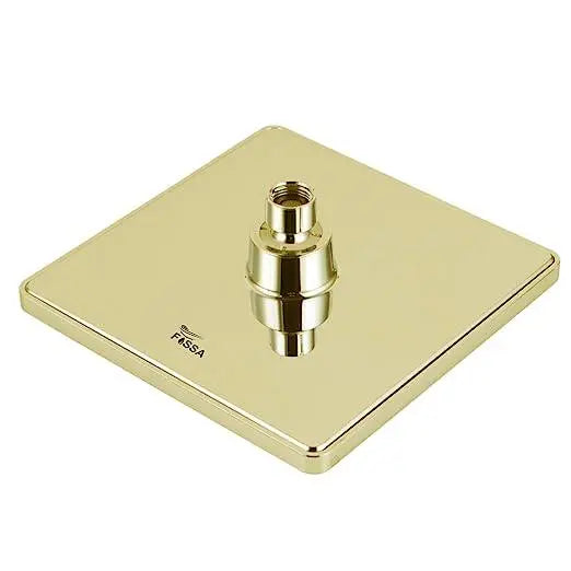 FOSSA 8'' Rain Shower Head Taps Square High Pressure Wall Arm DIY Gold-1