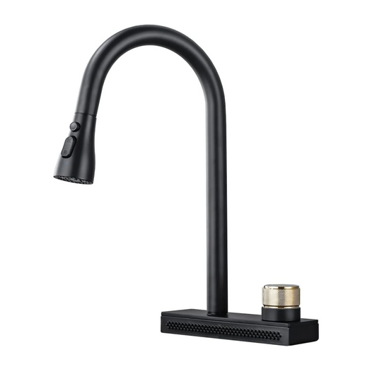 Rainfall Kitchen Sink Faucet Pull Out Four Water Outlet Modes Cold and Hot Can Rotate TAP-0