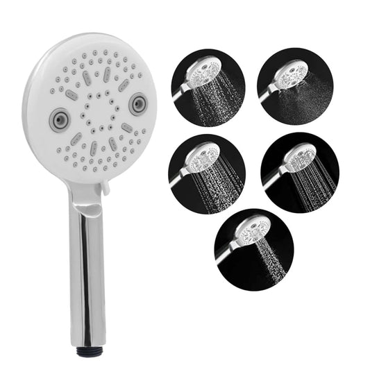 Fossa Panda Luxury Handheld Shower Head with 5 Spray Setting Modes, Multi-Function, Large Handheld Shower for Bathroom Chrome Finish ( Only Hand Shower )-0