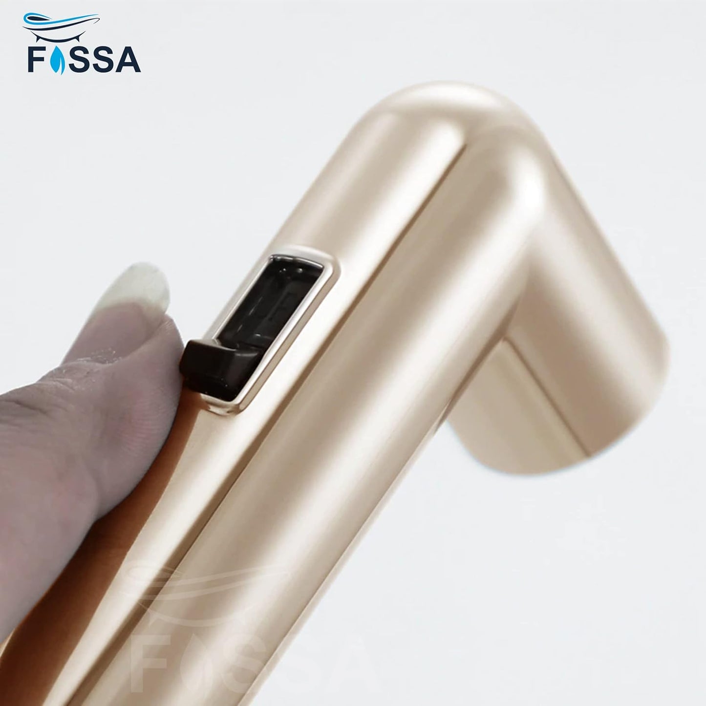 Fossa Magnetic ABS Health Faucet for Toilet and Bathroom – Health Faucet with Stainless Steel1 Meter Hose Pipe & Magnetic Holder | Rose Gold-2
